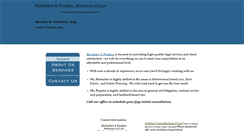 Desktop Screenshot of horlacherlaw.com